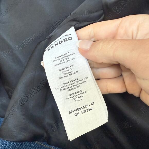 Sandro Sierra Denim Jacket - Picture 5 of 8